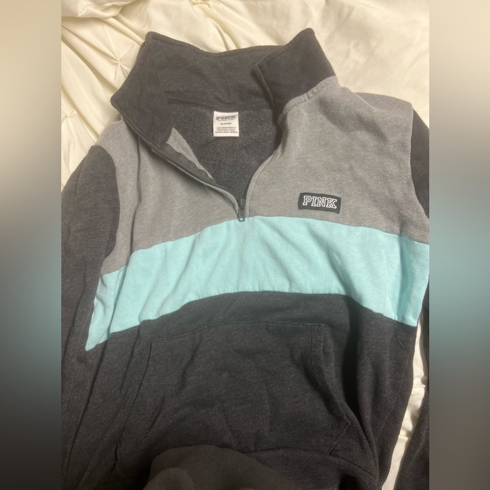 pink half zip up!